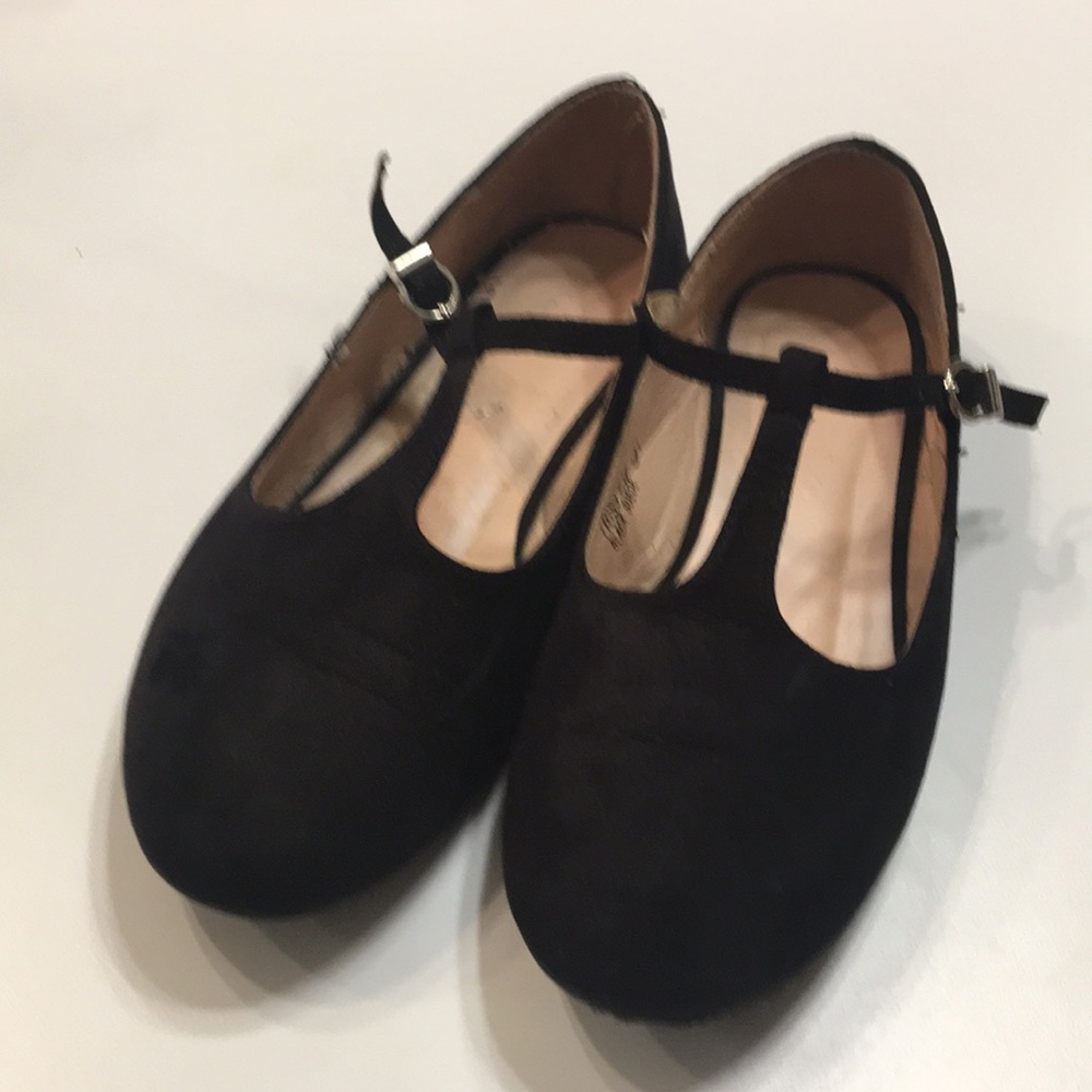 Girl Bellamarie Black Strap Shoes 24k.